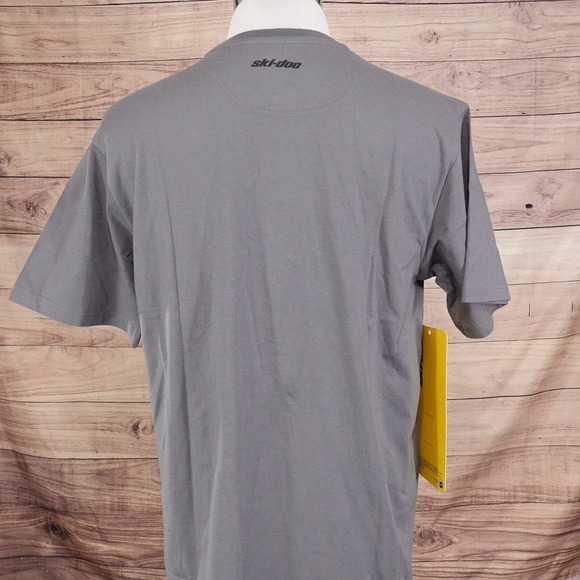 Ski-Doo Racing Ski Doo Snowmobiles Logo Winter Sports T-Shirt Size L Grey New! - Picture 3 of 8